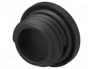 Stopper; M12; 1.5; IP68; polyamide; black; Entrelec; Thread: metric TE Connectivity