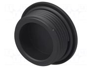 Stopper; M25; 1.5; IP68; polyamide; black; Entrelec; Thread: metric TE Connectivity
