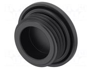 Stopper; PG9; IP68; polyamide; black; Entrelec; Thread: PG; 6mm TE Connectivity