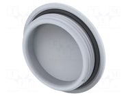 Stopper; PG29; IP68; polyamide; grey; Entrelec; Thread: PG; 8mm TE Connectivity