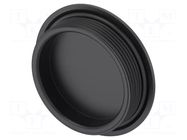 Stopper; PG36; IP68; polyamide; black; Entrelec; Thread: PG; 13mm TE Connectivity