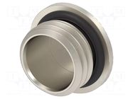 Stopper; M12; 1.5; IP68; brass; Plating: nickel; Entrelec; 6mm TE Connectivity
