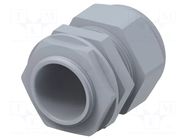 Cable gland; M32; 1.5; IP68; polyamide; grey; Entrelec TE Connectivity