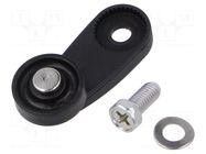 Driving head; plastic roller Ø18mm PIZZATO ELETTRICA