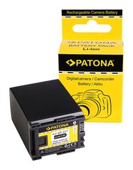 Battery f. CANON BP-827 FS10 FS100 FS11 FS200 FS21 FS21 FS22 iVIS FS10, PATONA