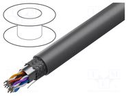 Wire; Xtra Guard® 1; 19x2x24AWG; shielded,Al-PET-Al foil; PVC ALPHA WIRE