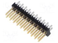 Connector: pin strips; pin header; male; PIN: 20; THT; straight SAMTEC