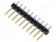 Connector: pin strips; pin header; male; PIN: 10; THT; straight SAMTEC