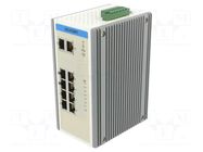 Switch Ethernet; managed; Number of ports: 10; 12÷24VDC; RJ45,SFP ADVANTECH
