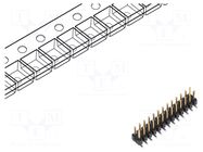 Connector: pin strips; pin header; male; PIN: 26; vertical; SMT SAMTEC