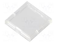 Actuator lens; transparent SCHLEGEL