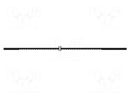 Hacksaw blade-set; aluminium,wood,plastic; 130mm; 14teeth/inch PROXXON