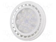 LED lamp; neutral white; GU10; 230VAC; 1250lm; 12.5W; 40°; 4000K GTV Poland