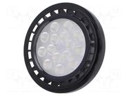 LED lamp; neutral white; GU10; 230VAC; 1250lm; 12.5W; 40°; 4000K GTV Poland