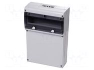 Enclosure: for modular components; grey; No.of mod: 14 SCAME