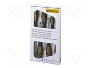 Kit: screwdrivers; Phillips,slot; PH1,PH2,SL 4,SL 5.5,SL 6.5 PROXXON