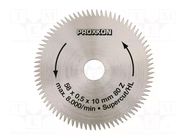 Circular saw; Ø: 58mm; Holder: assembly hole; 10mm PROXXON