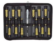 Kit: screwdrivers; precision; hex key,Phillips,slot,Torx® PROXXON