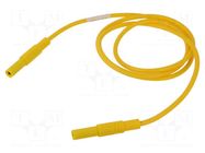 Test lead; 16A; banana plug 4mm,both sides; insulated; Len: 1m HIRSCHMANN T&M
