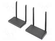 HDMI extender; HDCP 2.2,HDMI 2.0; 4K,HDCP,UHD 2160p; black DIGITUS