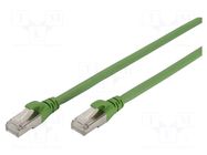 Patch cord; RJ45 plug,both sides; S/FTP; 6a; stranded; Cu; PUR DIGITUS
