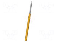 Test needle; Spring compression: 8mm; 9.8mm; 5A; steel; Ø: 1mm; 3N INGUN