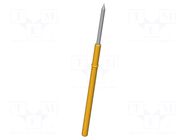 Test needle; Spring compression: 8mm; 9.8mm; 5A; steel; Ø: 1mm; 1.5N INGUN