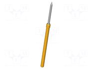 Test needle; Spring compression: 8mm; 9.8mm; 5A; steel; Ø: 1mm; 5N INGUN