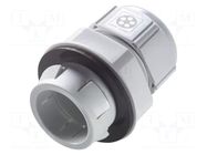 Cable gland; IP68; polyamide; light grey; push-in; SKINTOP® LAPP