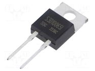 Diode: Schottky rectifying; SiC; THT; 650V; 10A; TO220ISO; tube SMC DIODE SOLUTIONS