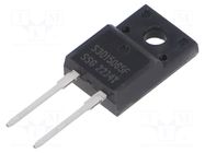 Diode: Schottky rectifying; SiC; THT; 650V; 15A; ITO220AC; Ufmax: 2V SMC DIODE SOLUTIONS