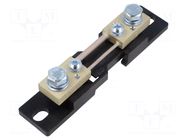 Current shunt; 80A; Class: 0.2; 60mV; for DIN rail mounting LUMEL