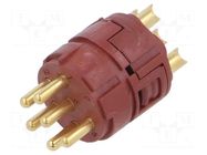 Connector: M23; contact insert; PIN: 6; soldering; 18A; 150V LAPP