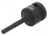 Socket; hex key,socket spanner,impact; Size: HEX 5mm; 1/2" Milwaukee