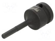 Socket; hex key,socket spanner,impact; Size: HEX 5mm; 1/2" Milwaukee