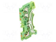 Splice terminal: rail; DS; for DIN rail mounting; spring clamp DEGSON ELECTRONICS