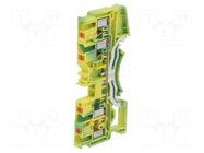 Splice terminal: rail; DS; for DIN rail mounting; spring clamp DEGSON ELECTRONICS