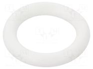 O-ring gasket; silicone; Thk: 5mm; Øint: 22mm; white; -60÷160°C ORING USZCZELNIENIA TECHNICZNE