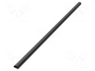 Closed cable trunkings; black; L: 1.1m; W: 33mm; H: 18mm; aluminium Goobay
