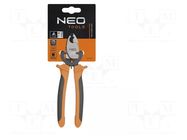 Cutters; 160mm; Cutting range: aluminium/copper cable Ø10mm max NEO TOOLS