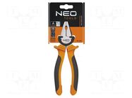 Pliers; for gripping and cutting,universal; 200mm NEO TOOLS