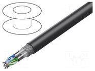 Wire; Alpha Essential Data&Bus; 2x2x22AWG; stranded; Cu; PVC; 300V ALPHA WIRE