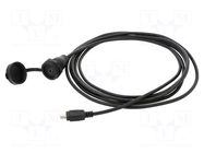 Cable; USB 2.0,with protective cap; 3m; IP67 ENCITECH