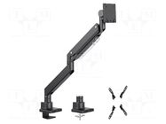 Monitor holder; 22kg; 17÷57"; Arm len: 526mm; for one monitor LOGILINK