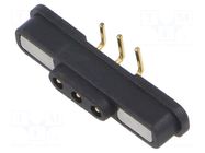 Connector MAGNETIC POGO CONNECTOR MALE 3 POSITION EDAC