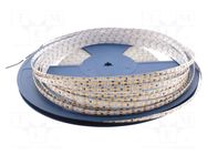 LED tape; white warm; LED/m: 160; 8mm; IP20; 120°; 14.4W/m; 24VDC ESPE