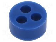 Insert for gland; 7mm; M25; IP54; silicone; Holes no: 3; -50÷200°C LAPP