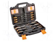 Kit: screwdrivers; Phillips,Pozidriv®,slot,Torx®; 30pcs. NEO TOOLS