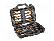 Kit: screwdrivers; Phillips,slot,Torx®; 58pcs. NEO TOOLS