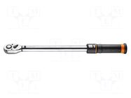 Wrench; torque; 490mm; 40÷200Nm; Mounting: 1/2" square NEO TOOLS